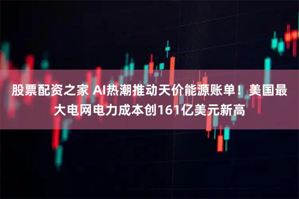 股票配资之家 AI热潮推动天价能源账单！美国最大电网电力成本创161亿美元新高